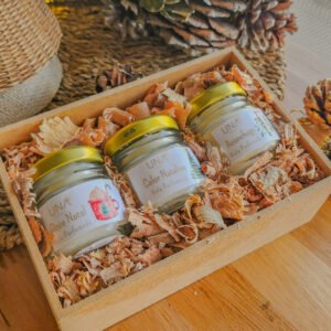 Trio de velas natalinas de 30g
